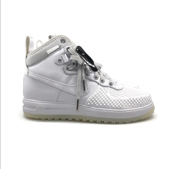 nike lunar force 1 duckboot triple white